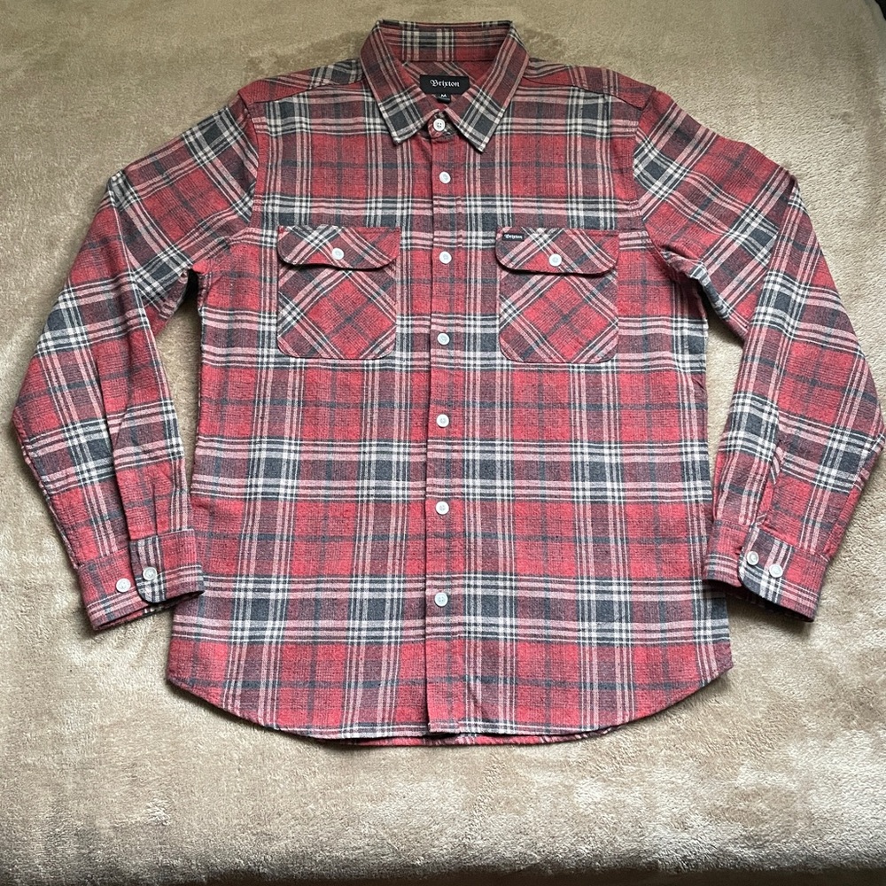 Brixton Flannel Plaid Red/Black